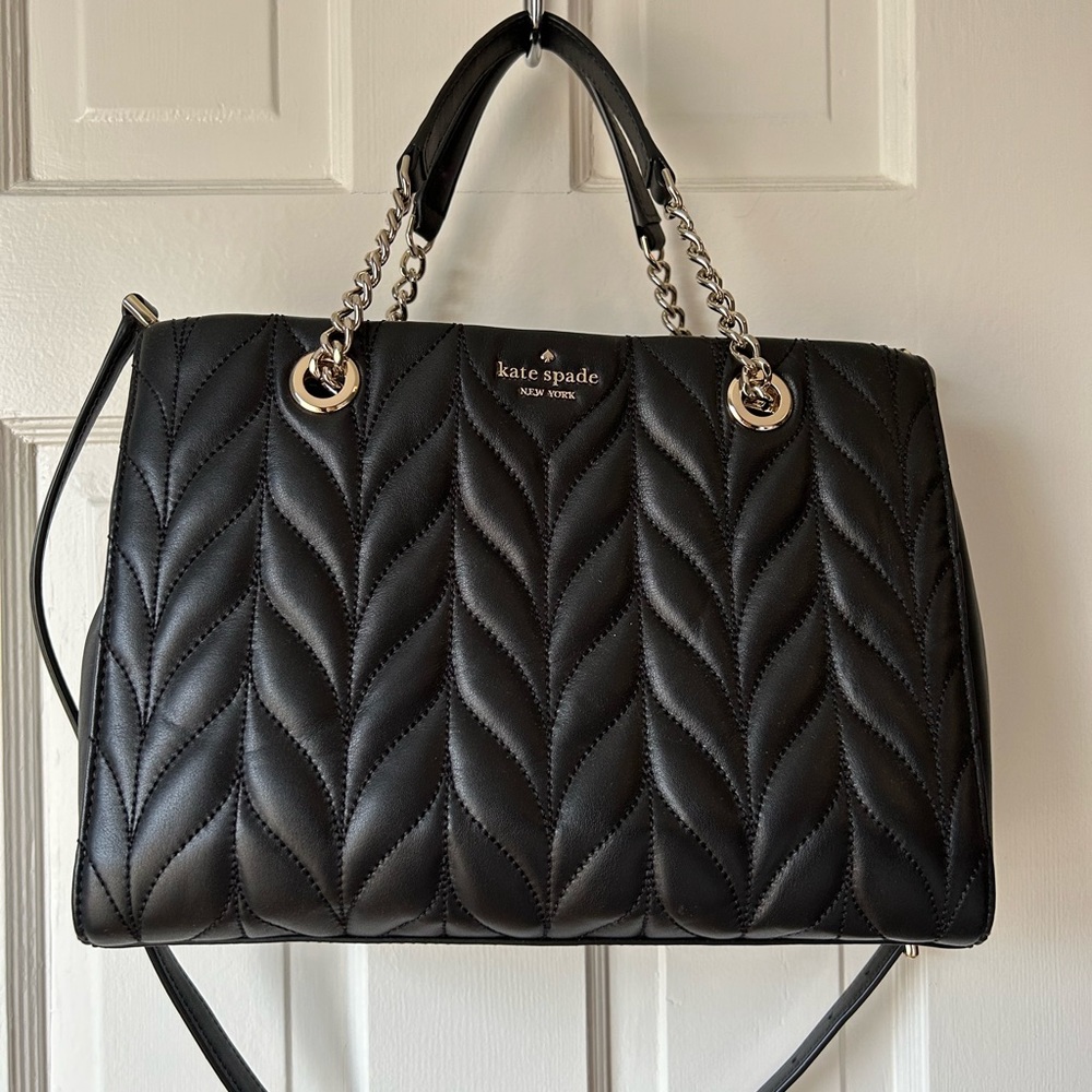 Kate Spade black leather bag
